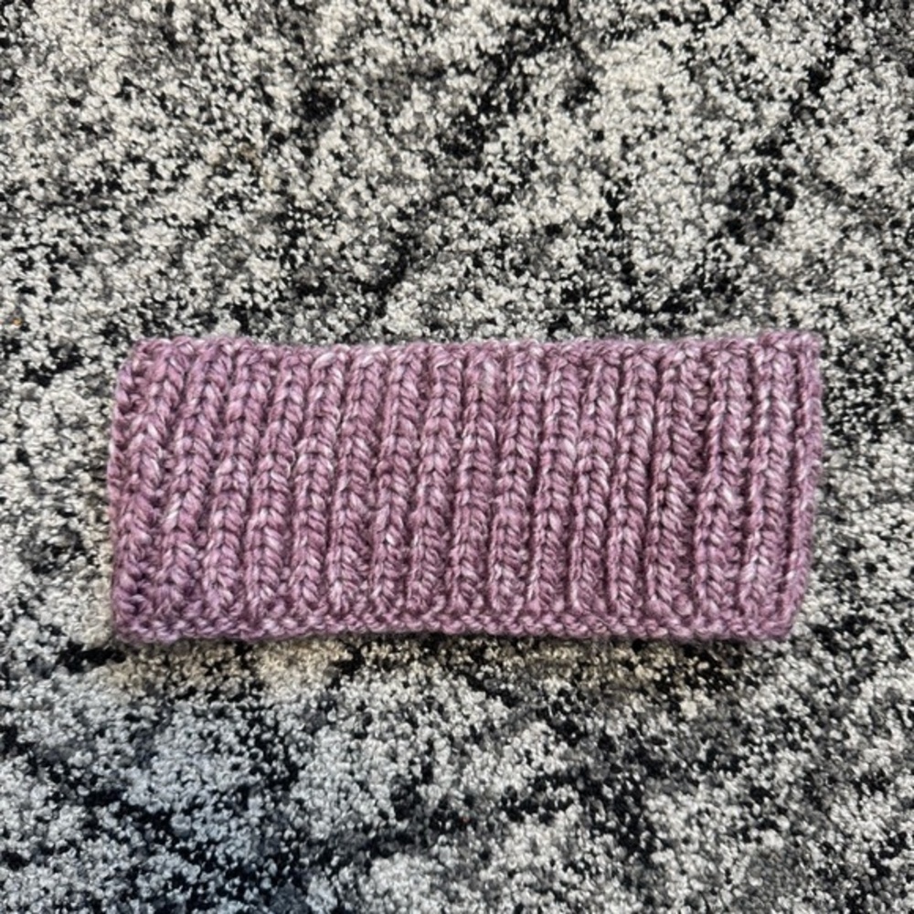 Purple Knit Headband